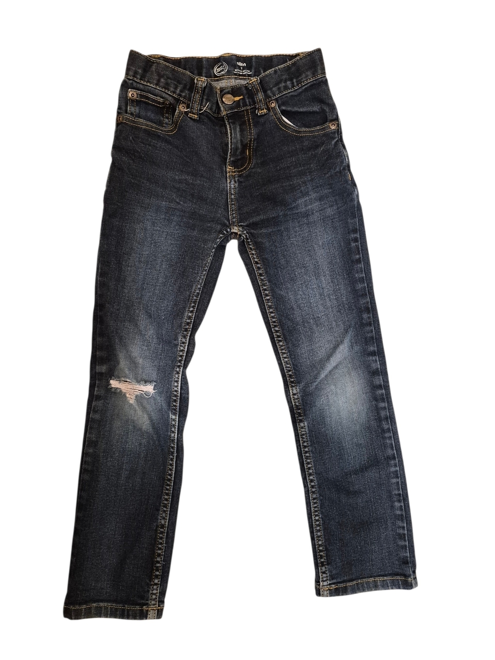 wonder nation Dark Blue Distressed Kids Jeans